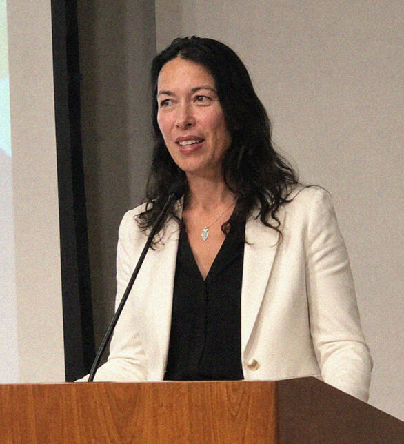 Jane L. Rice speaking
